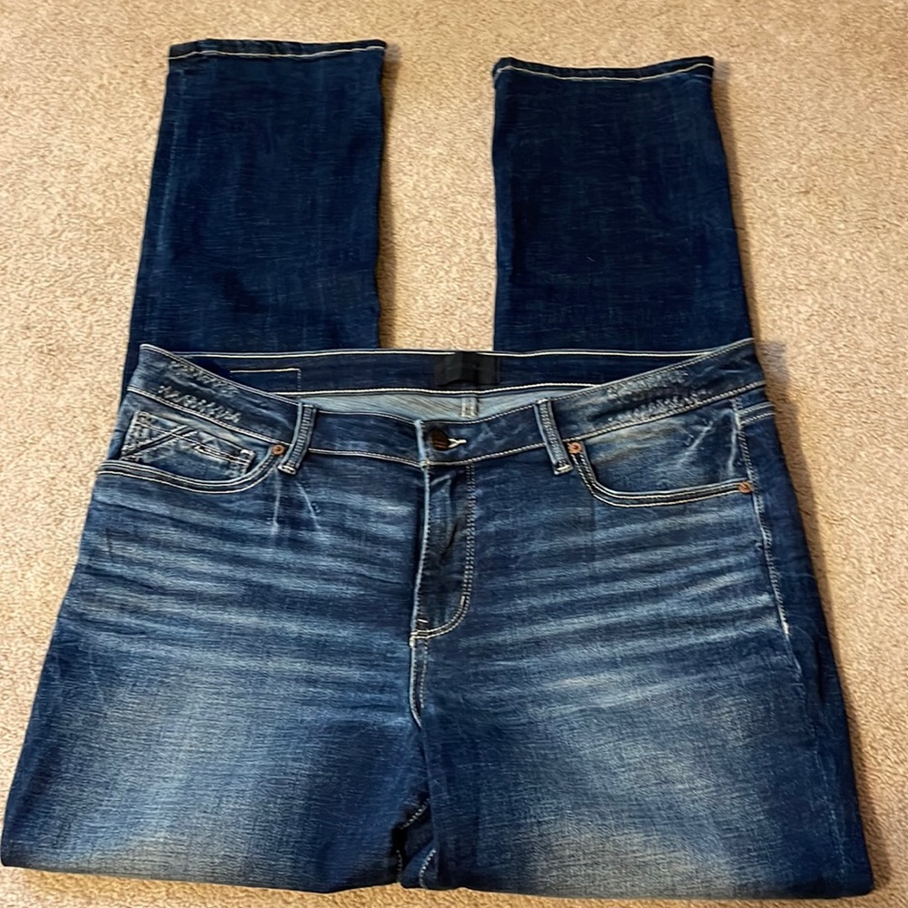 Buckle Black Straight Leg